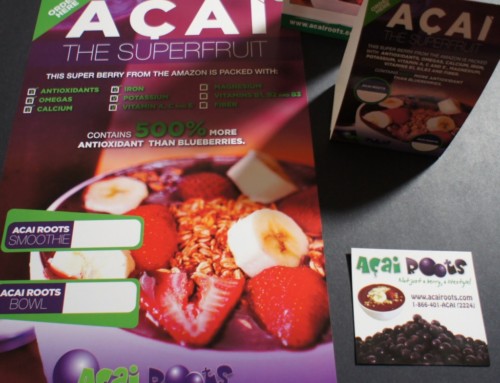 Acai Roots Print Collateral