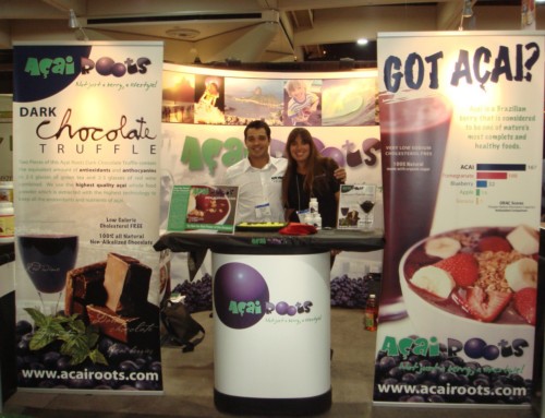 Acai Roots Tradeshow Signage