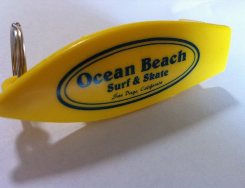 Ocean Beach Surf & Skate Keychain